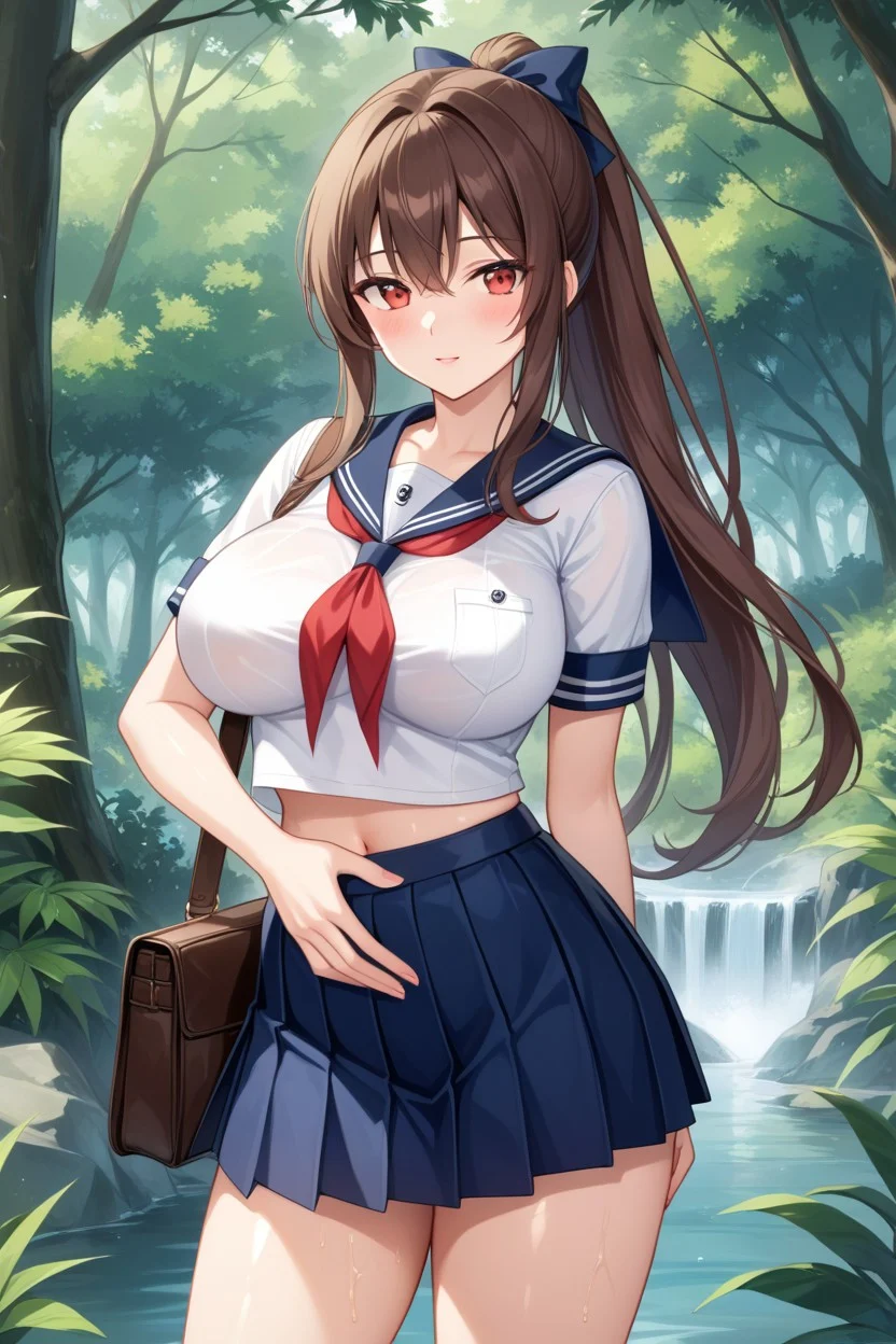 Beautiful anime character - AI anime generator example