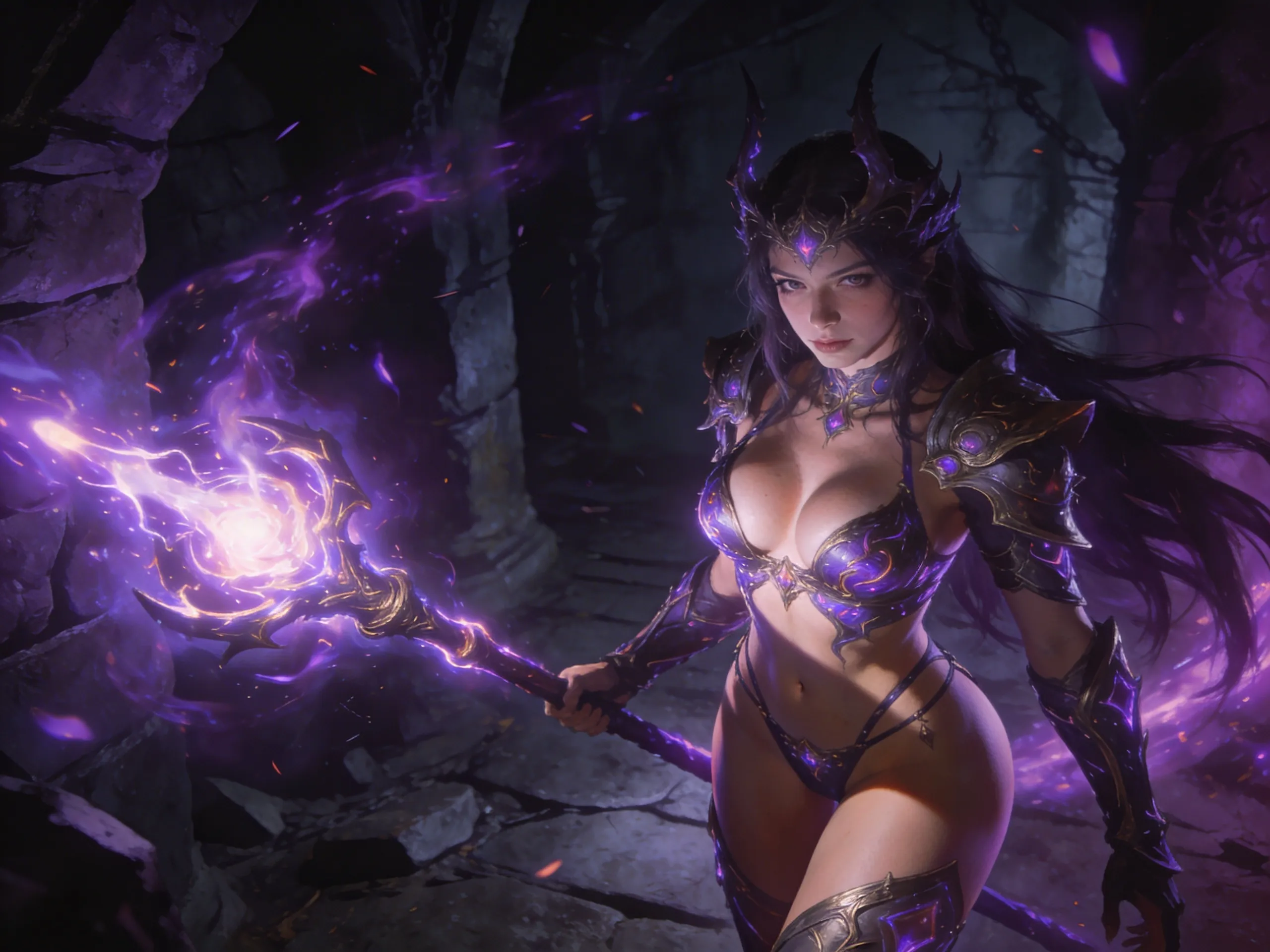 AI porn game character