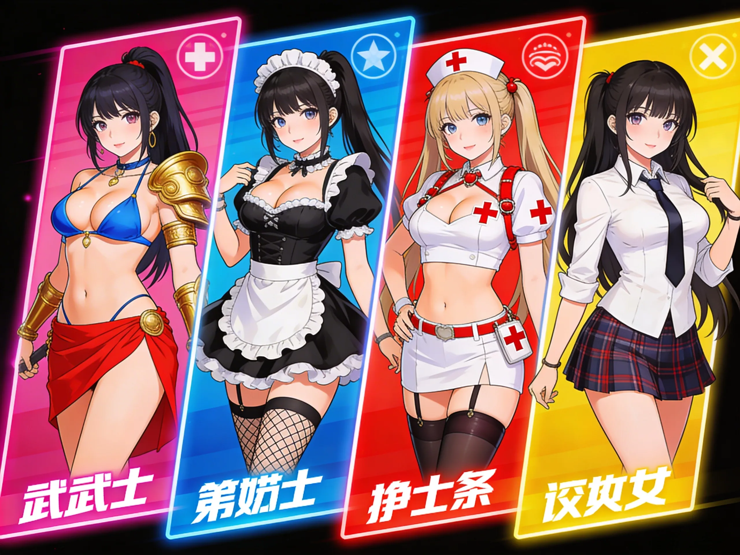 Stunning model - call to action