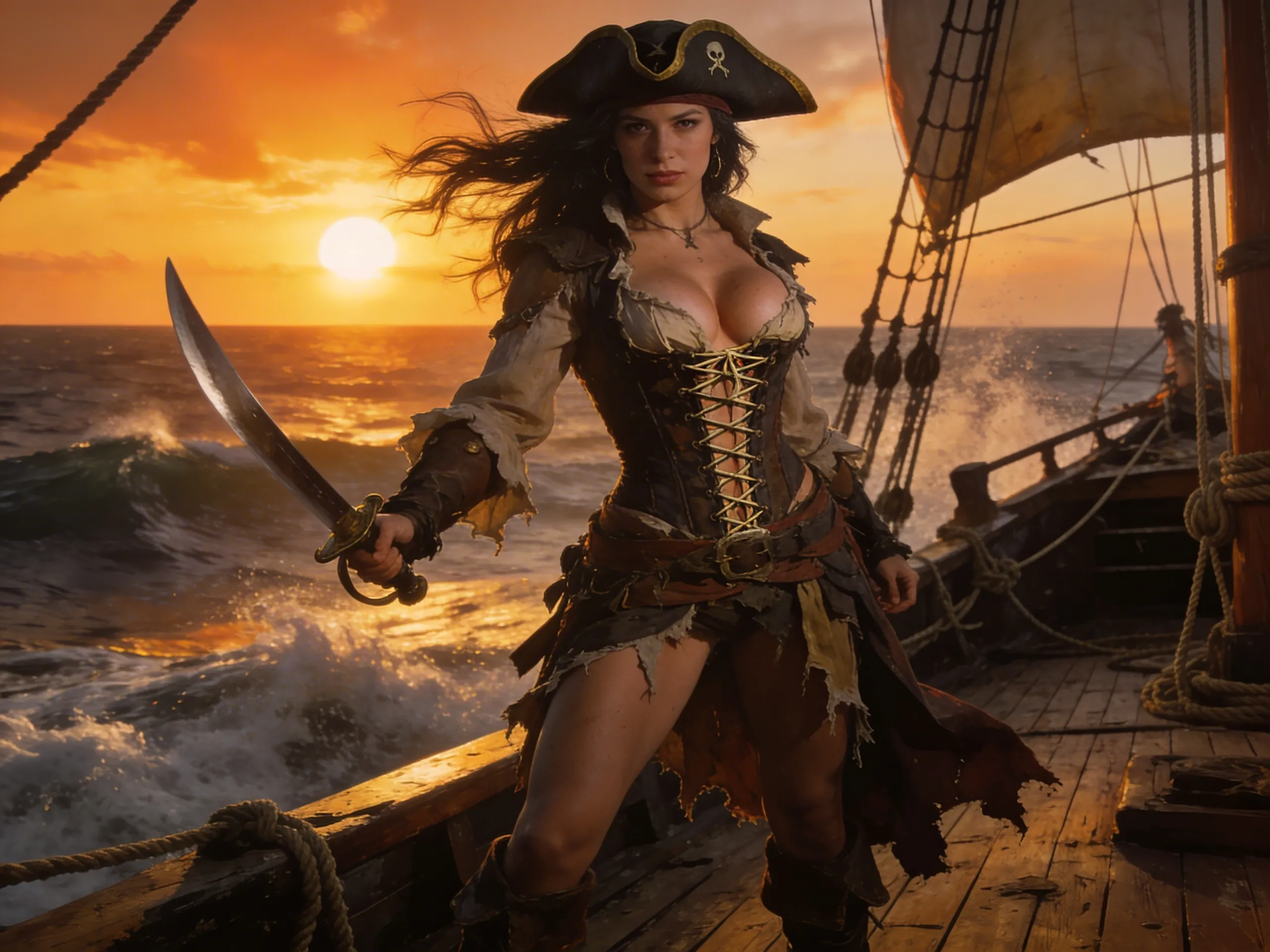 Stunning model - call to action