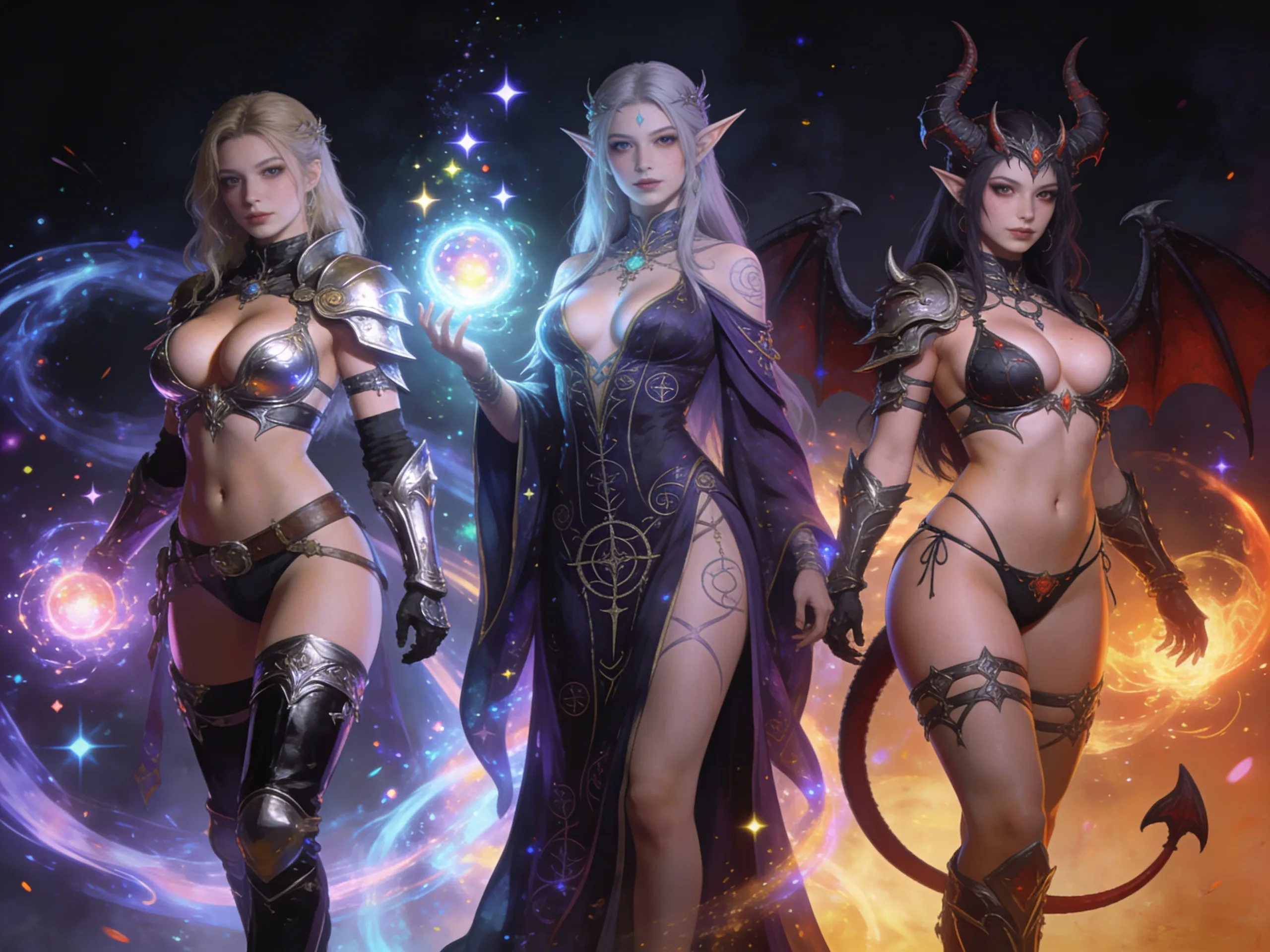 Fantasy AI character