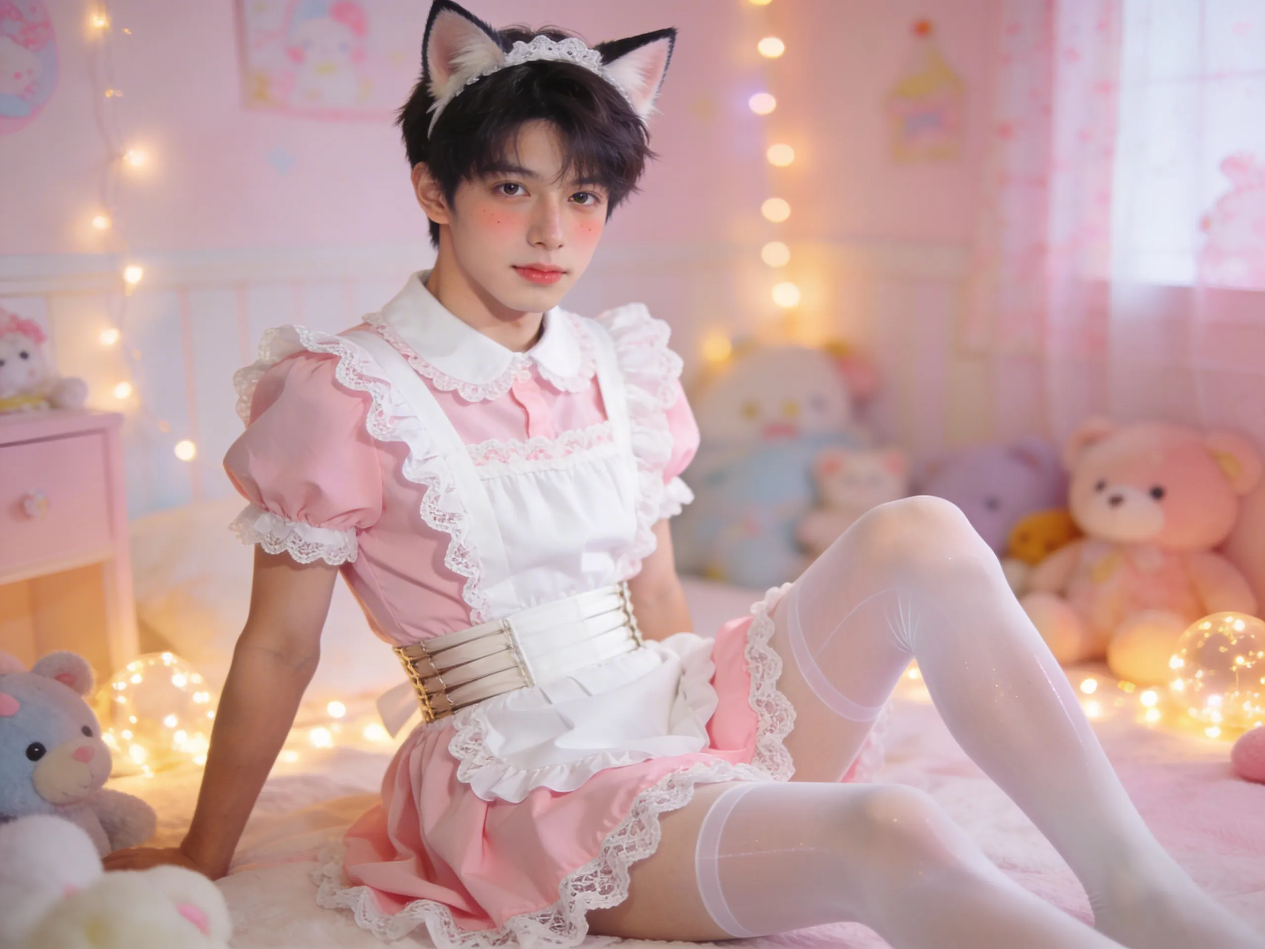 Stunning model - call to action