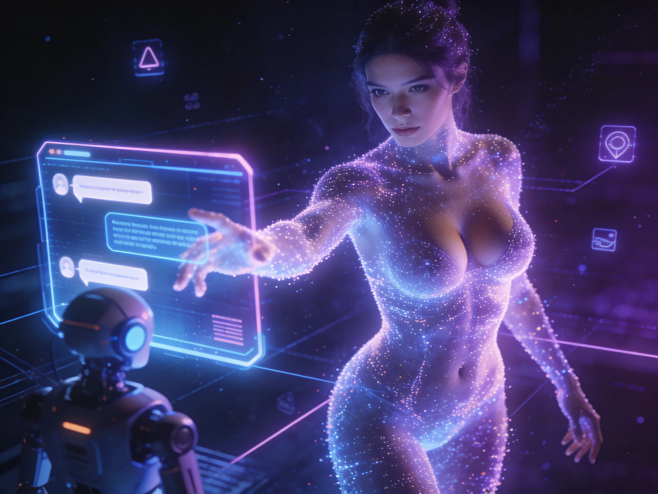 Stunning model - call to action