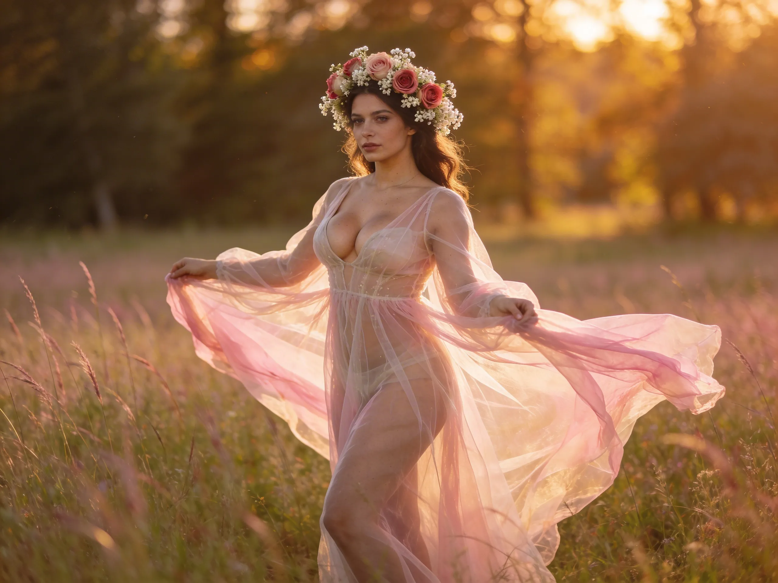 Stunning model - call to action