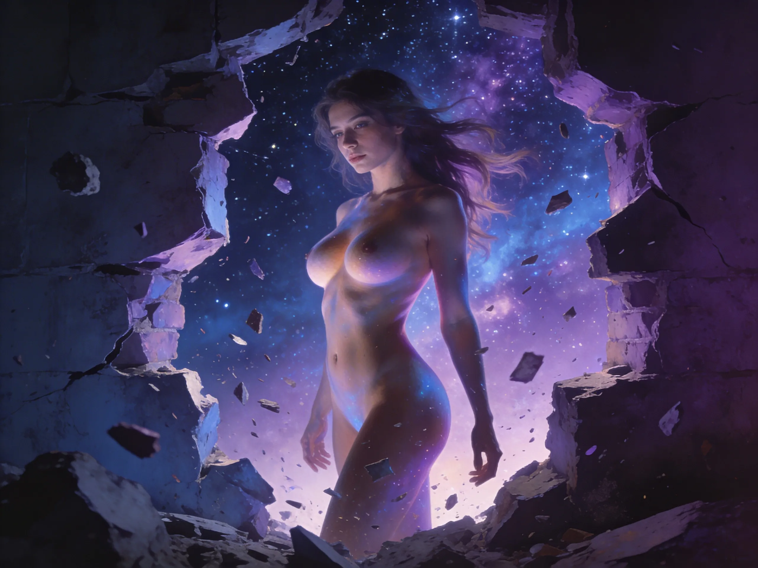 Stunning model - call to action